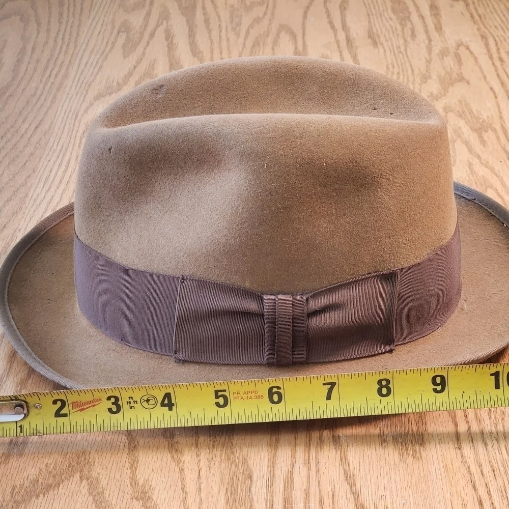 Vintage Courtney Harry Levinson Controlled Brim Dupont Fedora